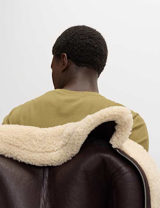 Regular Fit Pure Cotton Crew Neck T-Shirt