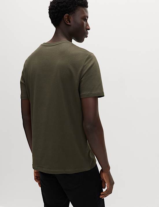 T-Shirt &mu;&epsilon; &kappa;&lambda;&epsilon;&iota;&sigma;&tau;ή &sigma;&tau;&rho;&omicron;&gamma;&gamma;&upsilon;&lambda;ή &lambda;&alpha;&iota;&mu;ό&kappa;&omicron;&psi;&eta; &kappa;&alpha;&iota; &kappa;&alpha;&nu;&omicron;&nu;&iota;&kappa;ή &epsilon;&phi;&alpha;&rho;&mu;&omicron;&gamma;ή &alpha;&pi;ό 100% &beta;&alpha;&mu;&beta;ά&kappa;&iota;