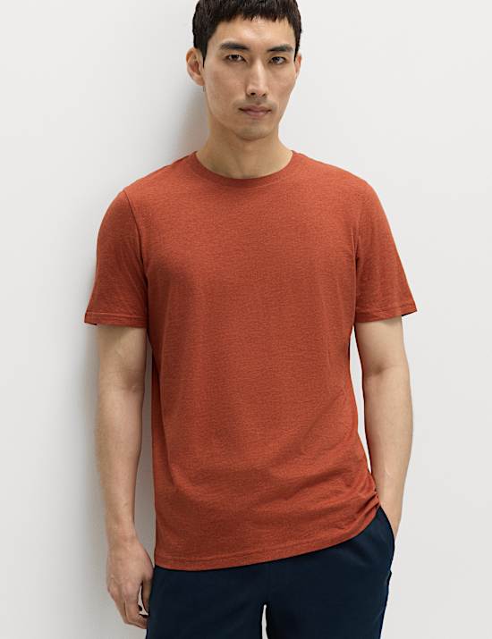 Regular Fit Pure Cotton Crew Neck T-Shirt