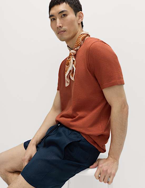 Regular Fit Pure Cotton Crew Neck T-Shirt