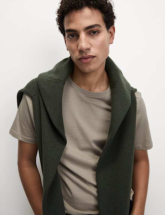 Regular Fit Pure Cotton Crew Neck T-Shirt