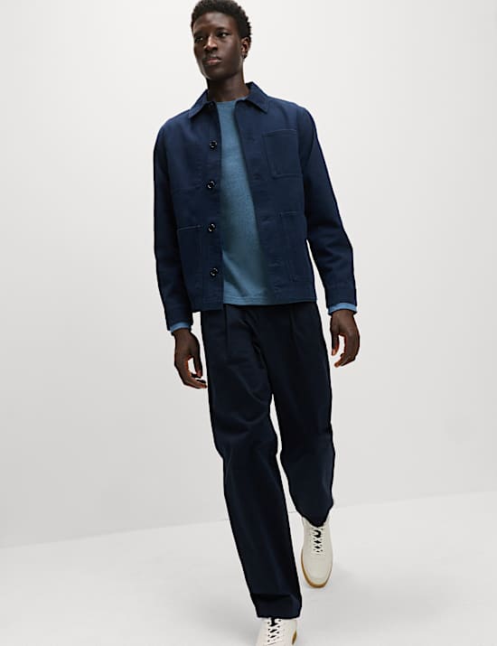 Pure Cotton Crew Neck T-Shirt