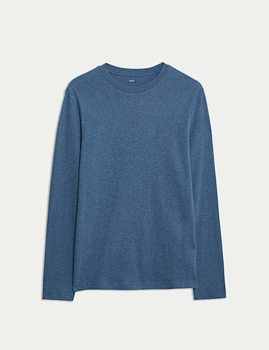 Pure Cotton Crew Neck T-Shirt