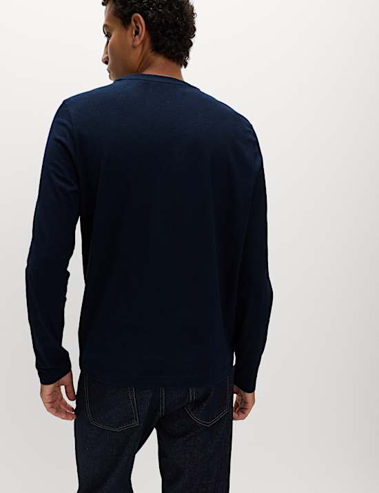 Pure Cotton Crew Neck T-Shirt