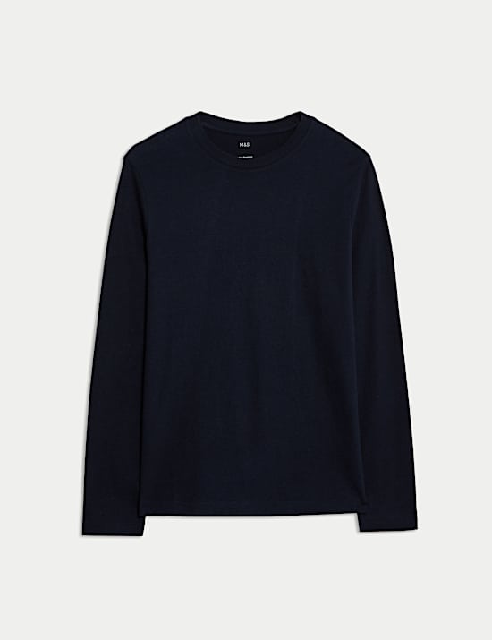 Pure Cotton Crew Neck T-Shirt