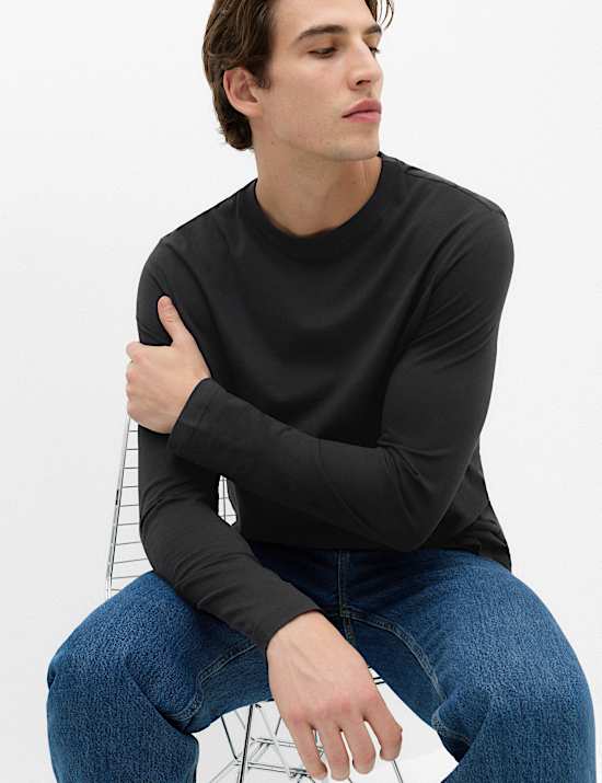 T-shirt col ras du cou 100 % coton