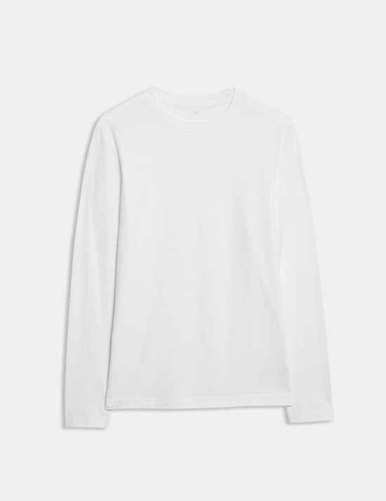 Pure Cotton Crew Neck T-Shirt