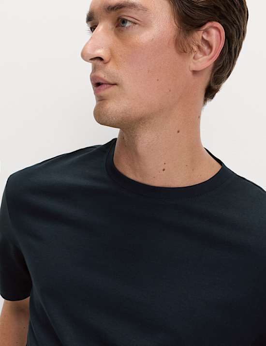 Ruimvallend T-shirt van puur katoen