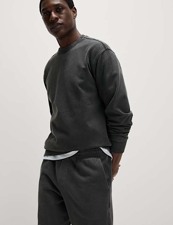 Pure Cotton Garment Dye Sweatshirt