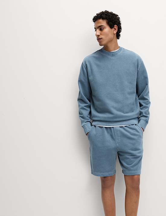 Pure Cotton Garment Dye Sweatshirt