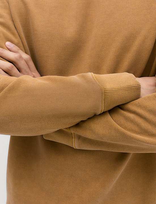 Pure Cotton Garment Dye Sweatshirt