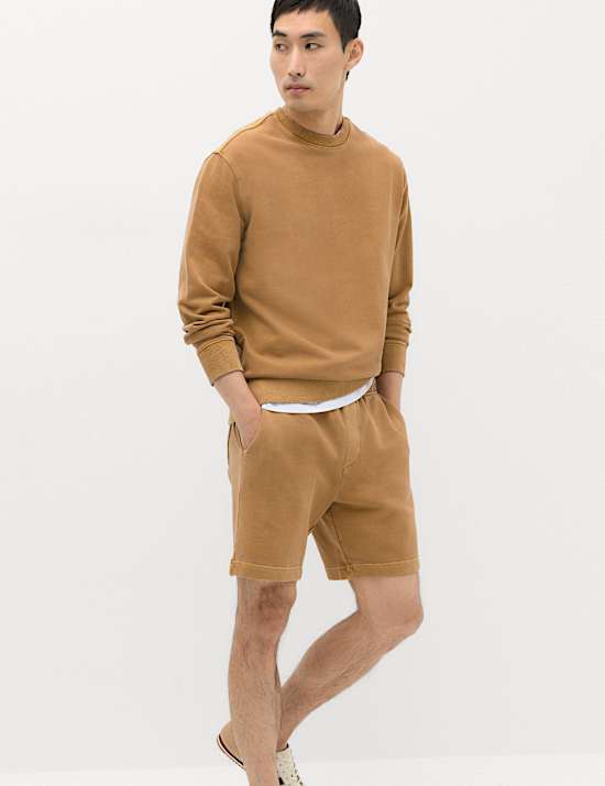 Pure Cotton Garment Dye Sweatshirt