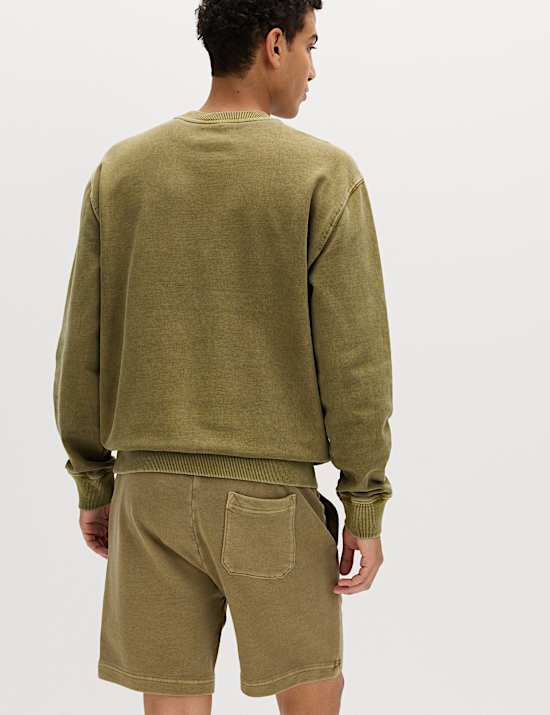 Pure Cotton Garment Dye Sweatshirt