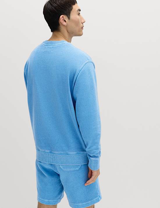 Pure Cotton Garment Dye Sweatshirt