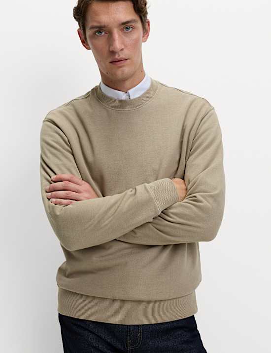 Pure Cotton Garment Dye Sweatshirt