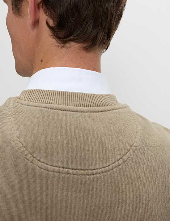 Pure Cotton Garment Dye Sweatshirt