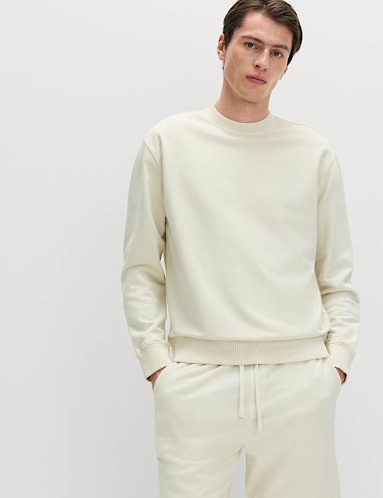 Pure Cotton Garment Dye Sweatshirt