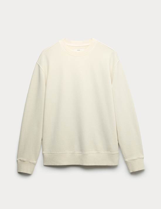 Pure Cotton Garment Dye Sweatshirt
