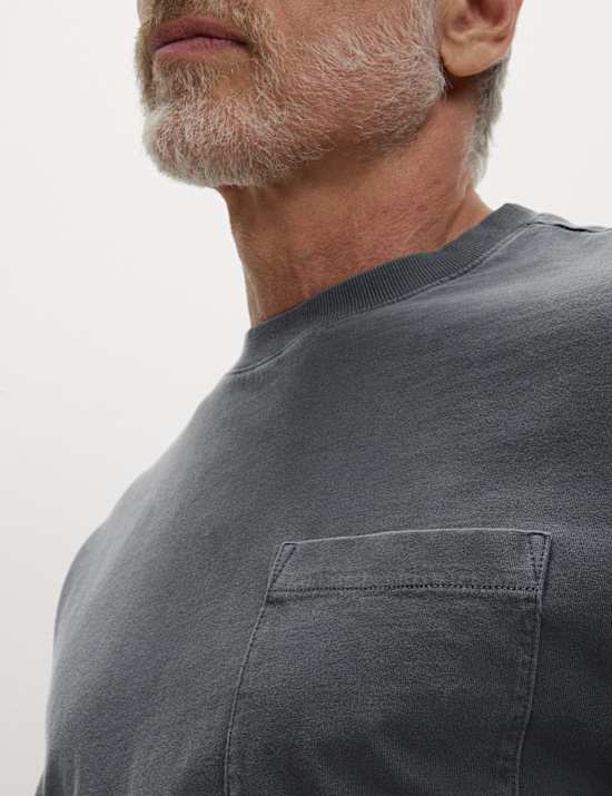 Pure Cotton Garment Dyed T-Shirt