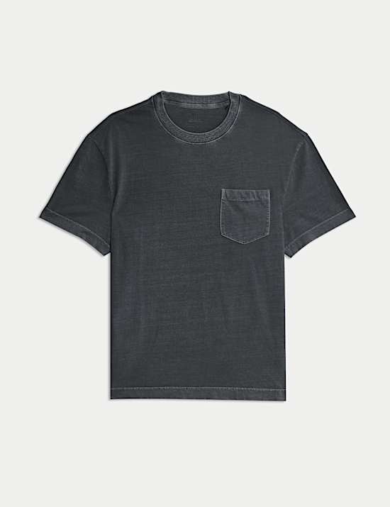 Pure Cotton Garment Dyed T-Shirt