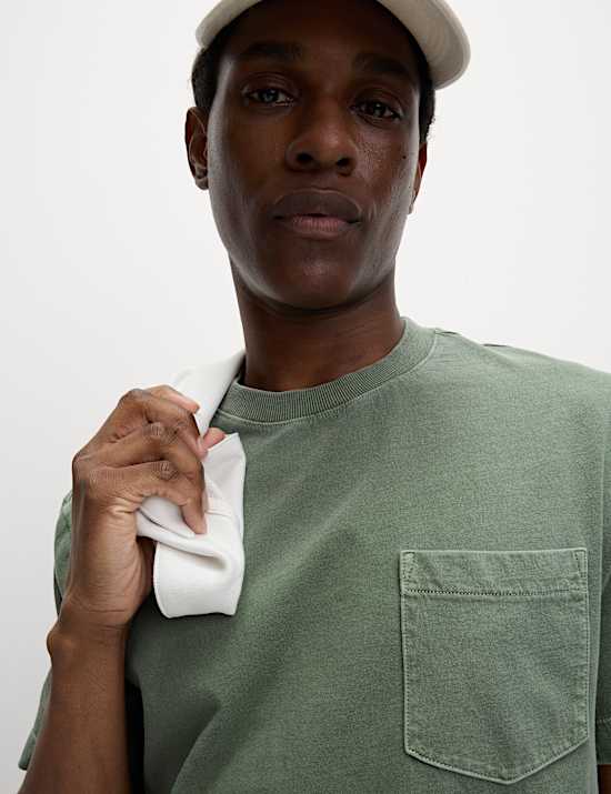 Pure Cotton Garment Dyed T-Shirt