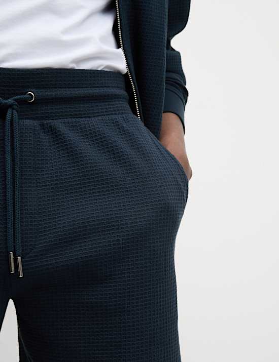 Waffle Pure Cotton Oversized Shorts