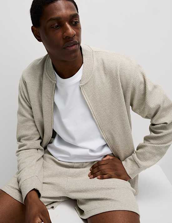 Waffle Pure Cotton Regular Fit Shorts