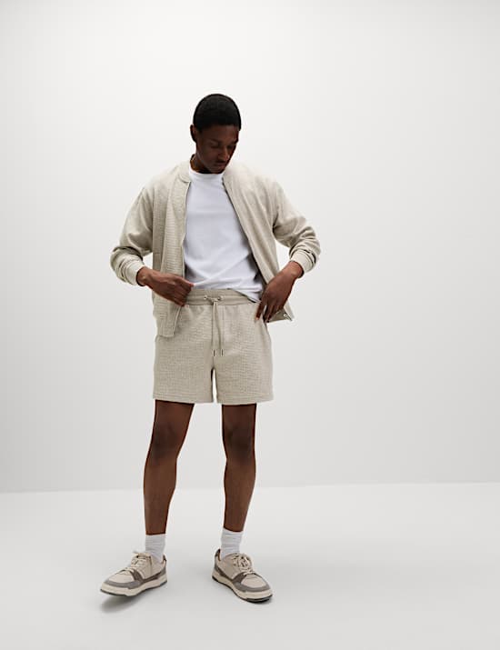 Waffle Pure Cotton Regular Fit Shorts