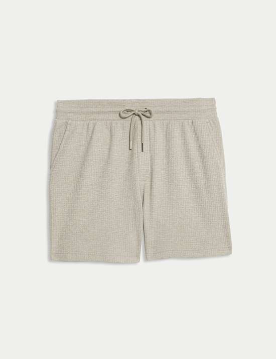 Waffle Pure Cotton Regular Fit Shorts