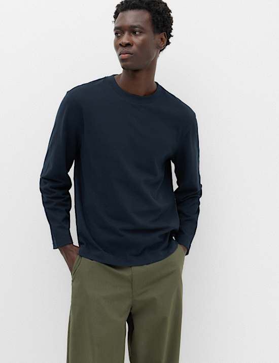 Pure Cotton Soft Touch Long Sleeve T-Shirt