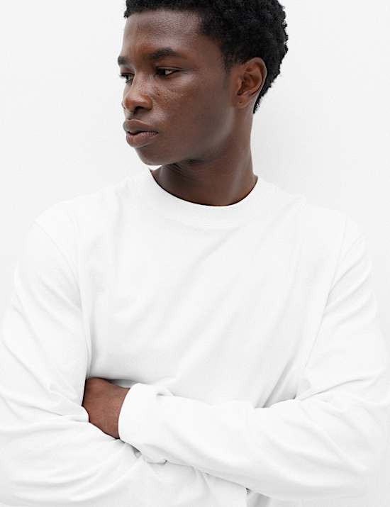 Pure Cotton Soft Touch Long Sleeve T-Shirt