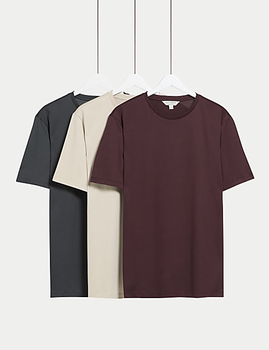 3pk Pure Supima® Cotton T-Shirts