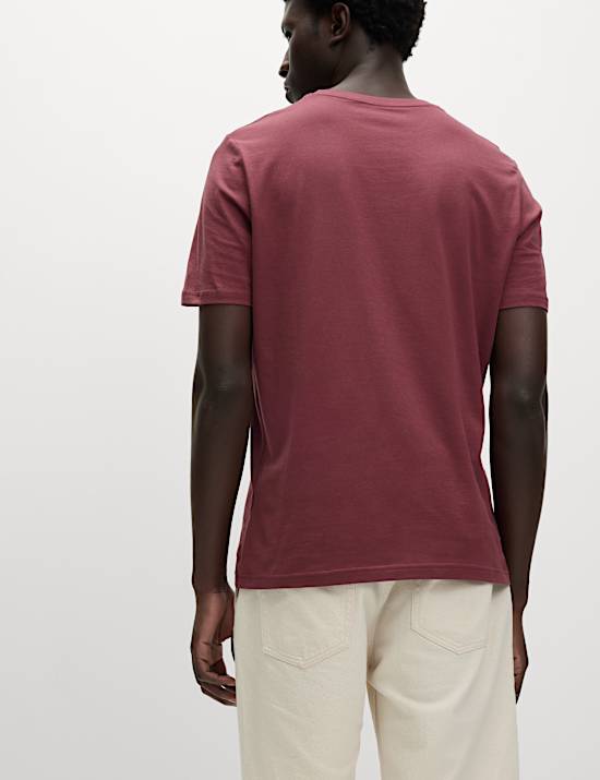 3pk Pure Cotton Crew Neck T-Shirts