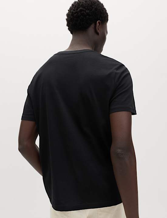 3 Pack Pure Cotton V-Neck T-Shirts