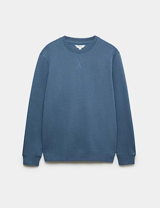 Sudadera de algod&oacute;n con interior cepillado
