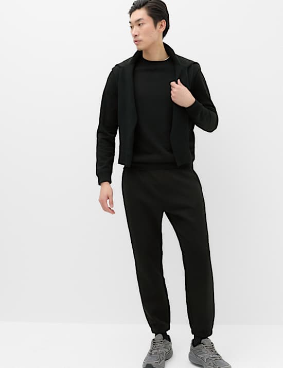 Sweat-shirt en coton card&eacute;