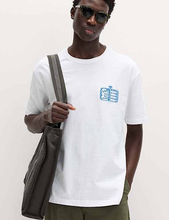 Pure Cotton Sardinas Espanolas Graphic T-Shirt
