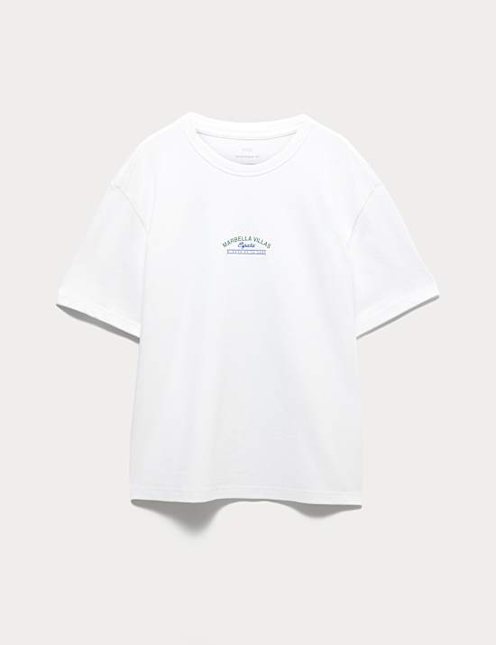Pure Cotton Marbella Villas Graphic T-Shirt