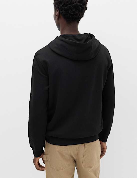 Cotton Rich Brushback Hoodie