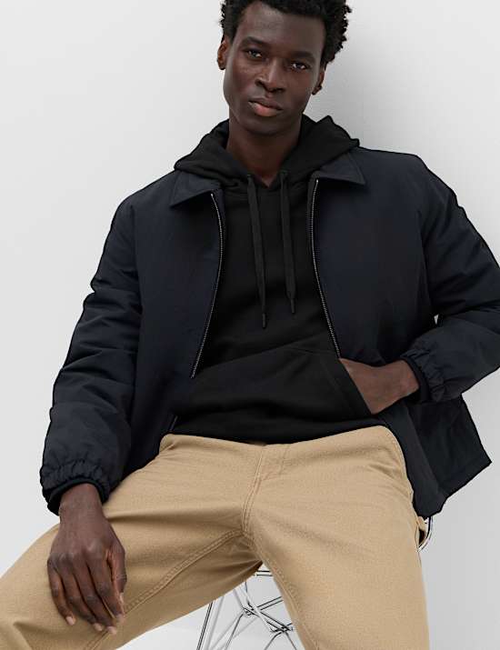 Cotton Rich Brushback Hoodie