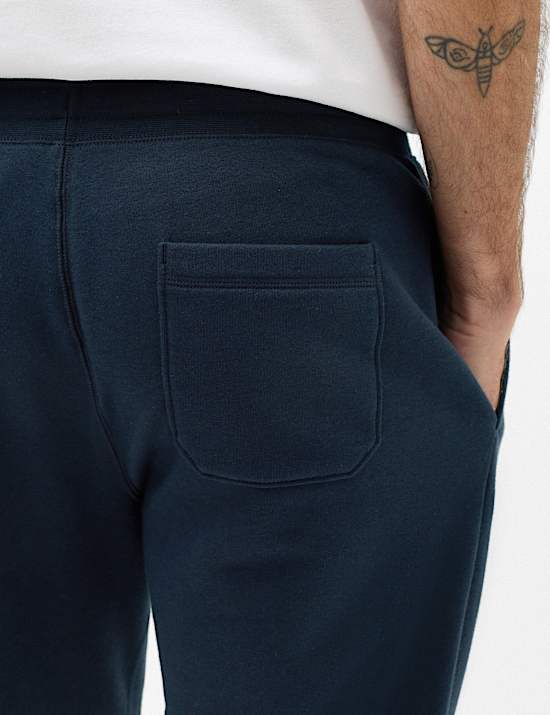 Cotton Rich Brushback Cuffed Joggers