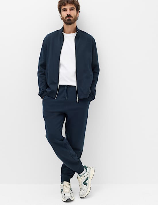 Cotton Rich Brushback Cuffed Joggers