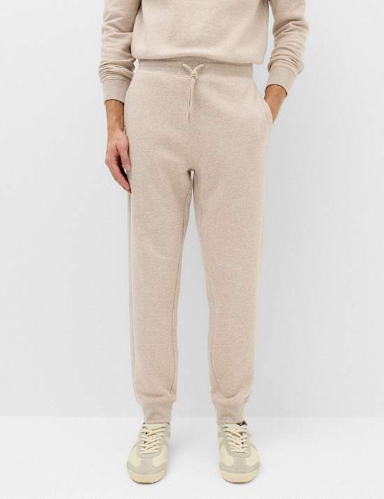 Cotton Rich Brushback Cuffed Joggers
