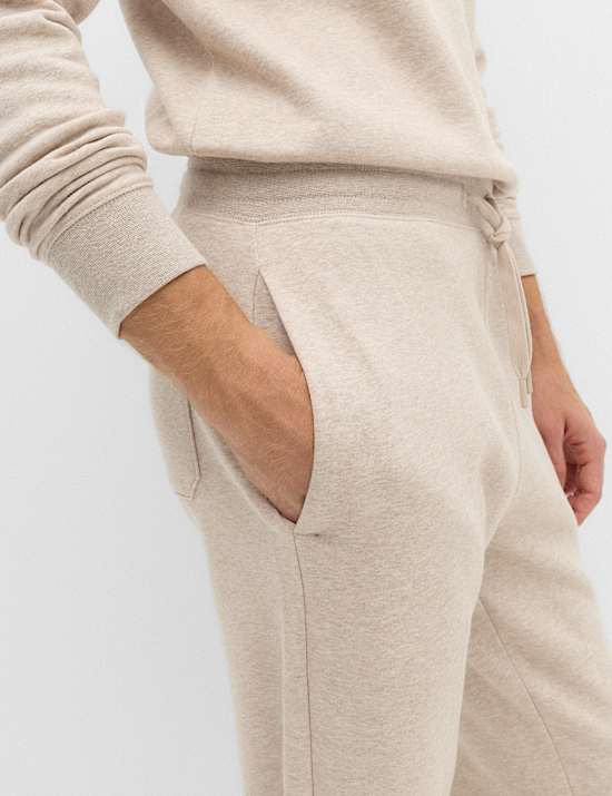 Cotton Rich Brushback Cuffed Joggers
