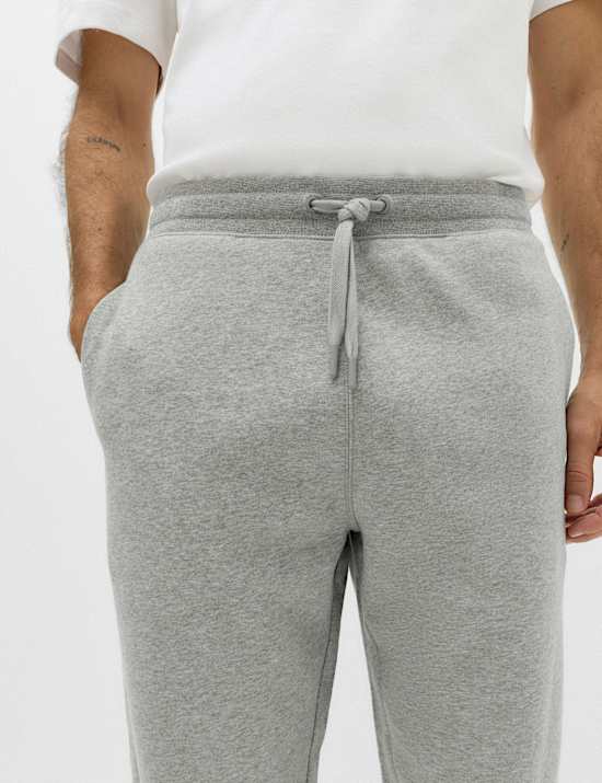 Cotton Rich Brushback Cuffed Joggers