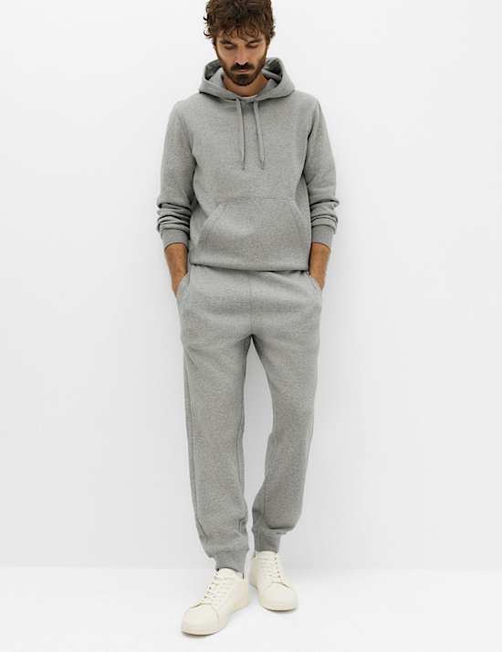 Cotton Rich Brushback Cuffed Joggers