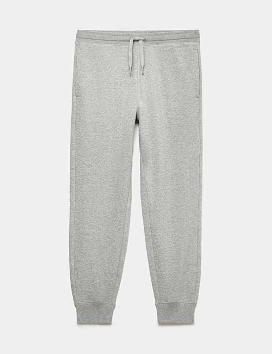 Cotton Rich Brushback Cuffed Joggers