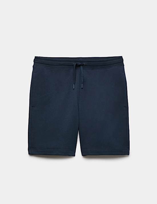 Cotton Rich Brushback Mid Length Shorts