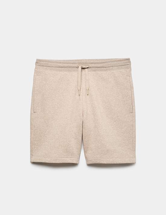 Cotton Rich Brushback Mid Length Shorts