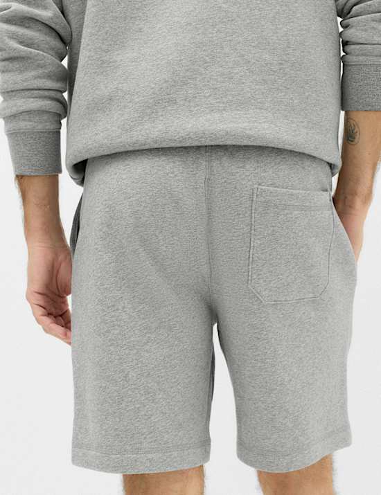 Cotton Rich Brushback Mid Length Shorts